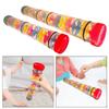 Baby Rainmaker Toy Rainstick Rattle Tube, Raindrop Sound Montessori Shaker Beaded