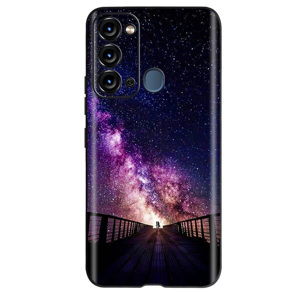 For ITEL Vision 3 Case Fashion Cat Sunflower Phone Cases For Itel S17 S 17 S661W Soft TPU Black Silicone Cover Vision3 Bumper