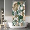 Cartoon Cactus Shower Curtain Tropical Plants Mexican Texas Minimalism Black And White Decorative Artistical Shower Curtains For