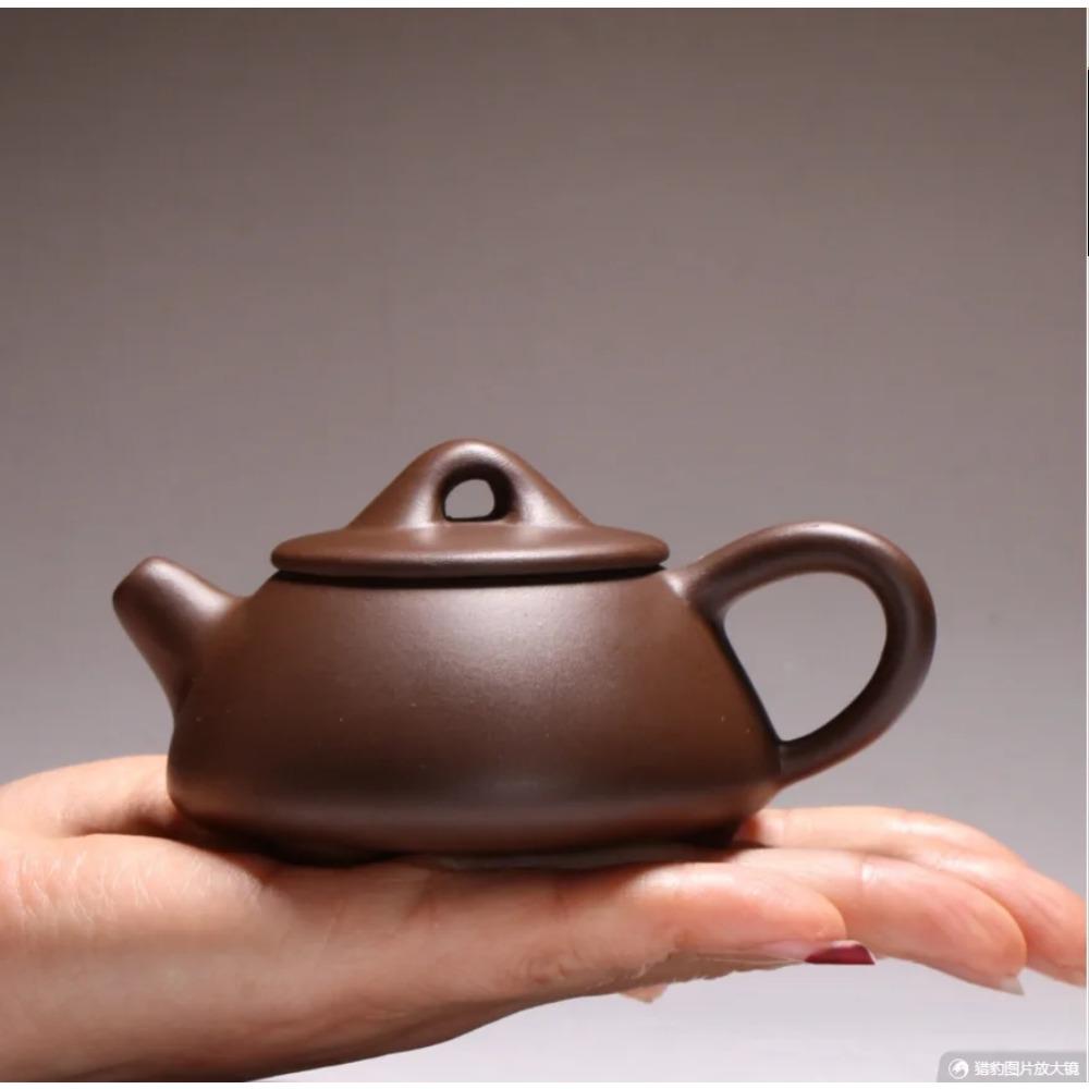 120ML China Yixing Teapot Zisha Xishi Tea Pot Handmade Kettle Purple Clay Suit Tieguanyin Puer Kettle Tea Table Decoration