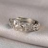 Year Of The Horse Ring Simple Coin Opening Adjustable Ring High-End Feel Zodiac Year Gift Accessories