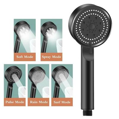 5 režimů sprchové hlavice úsporný postřikovač nastavitelný vysokotlaký sprchový hlavový systém s jedním tlačítkem zastavení vody masážní sprcha koupelnové doplňky