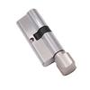 UPVC Thumb Turn Door Lock Cylinder, Multi Way Lock Principle, Anti Drill and Master Key Opening, 3 Keys Kit , Silver Tone