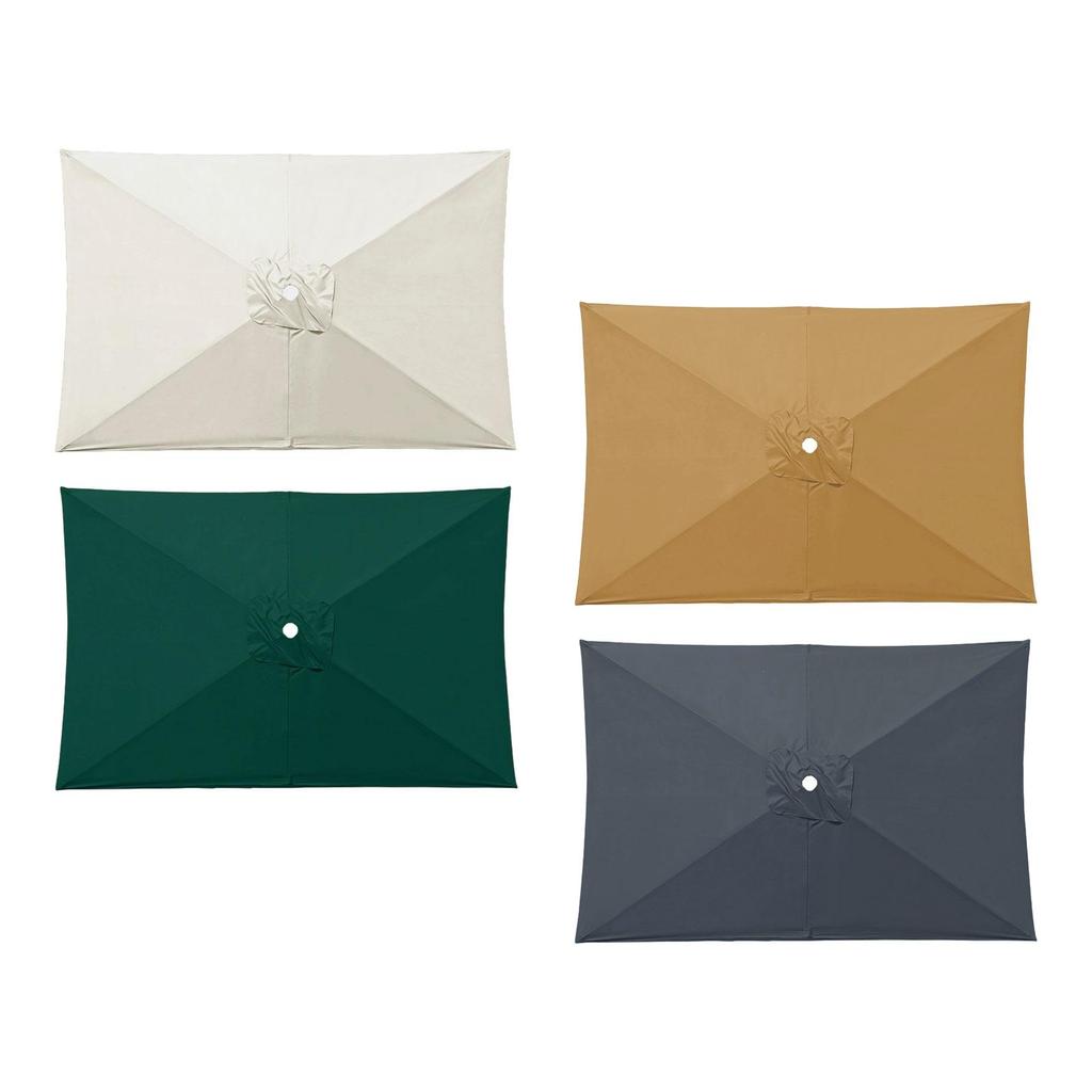 Umbrella Replacement Canopy 200cmx300cm Waterproof for Outdoor Use Home Deck