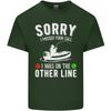 Funny Fishing FisherUnisex On the Other Line Unisexs Light Cotton TShirt