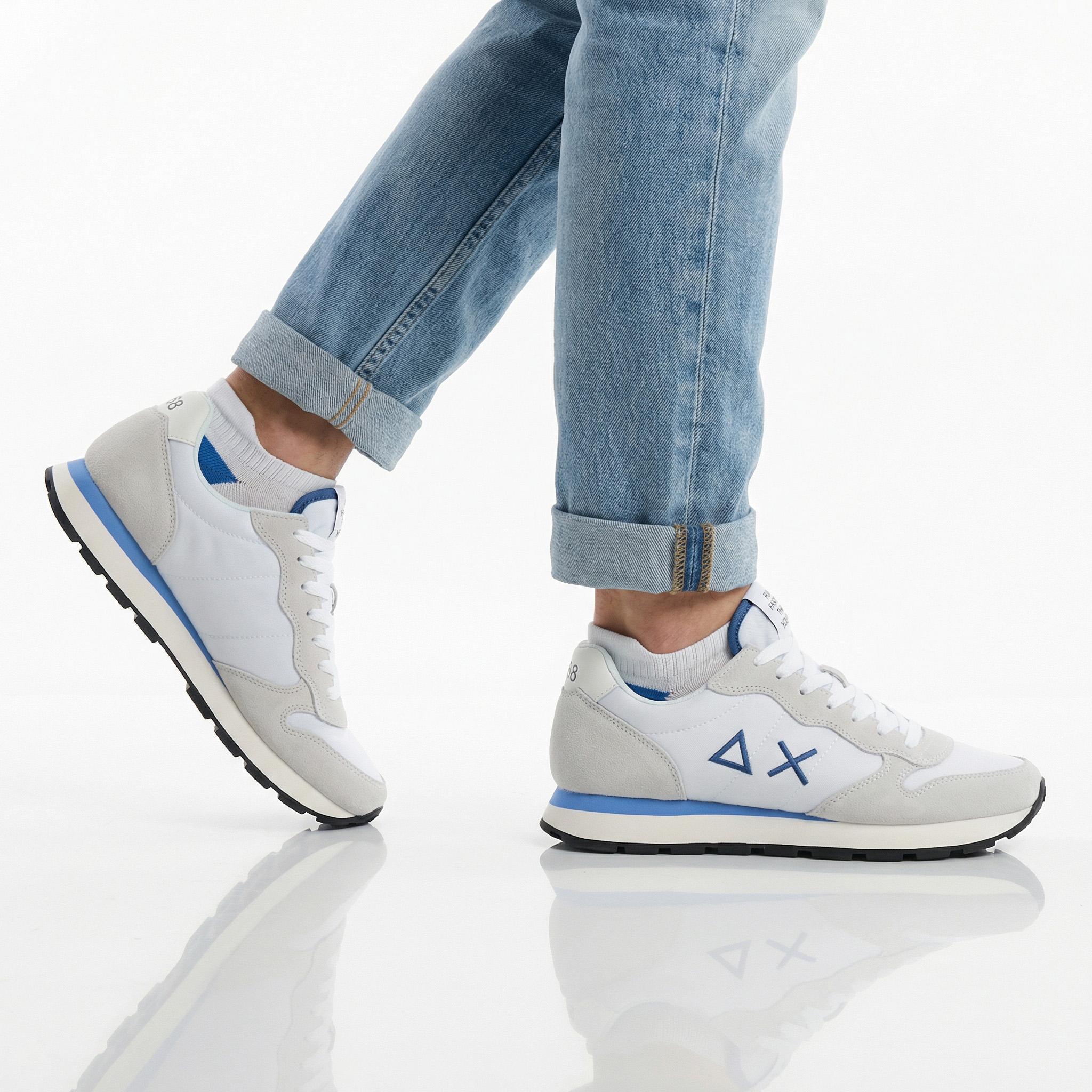 Sun68 Men's White Tom Solid - Sneakers Shoes Z36101-01 Original 43