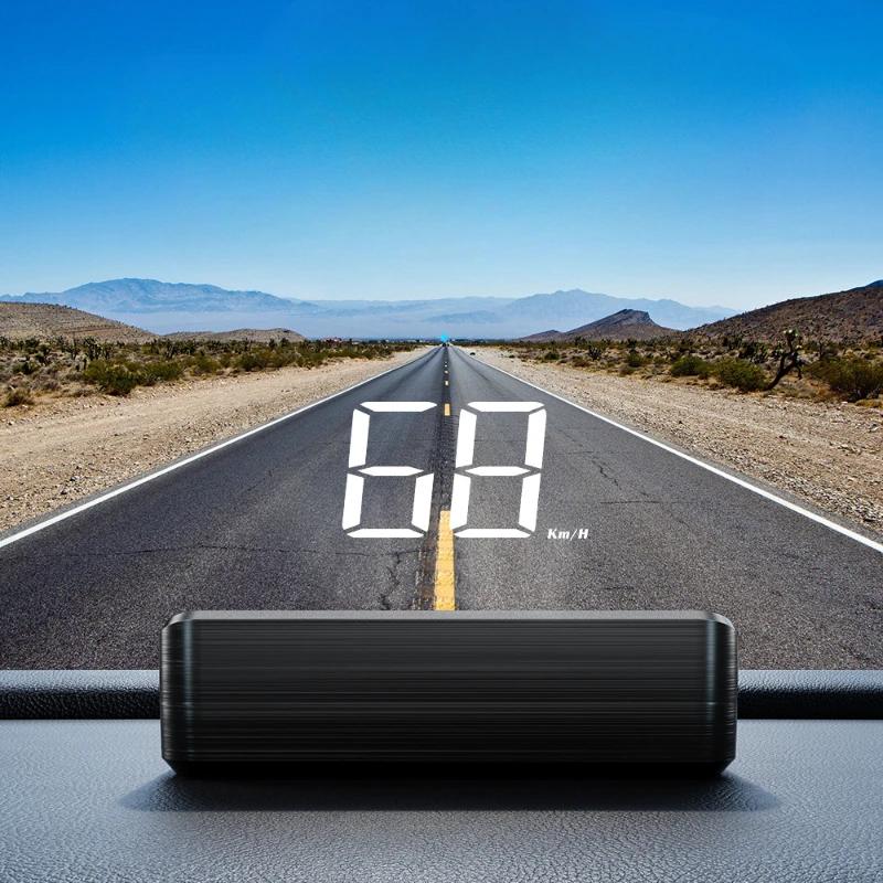 

1pcs Car Head Up HD Display M2 GPS Speedometer Speed Digital HUD Windshield Projector For All Cars Auto Electronics Accessories