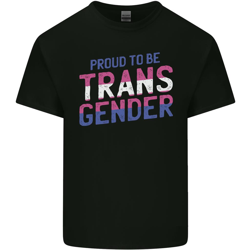 Proud to Be Transgender LGBT Unisexs Light Cotton TShirt