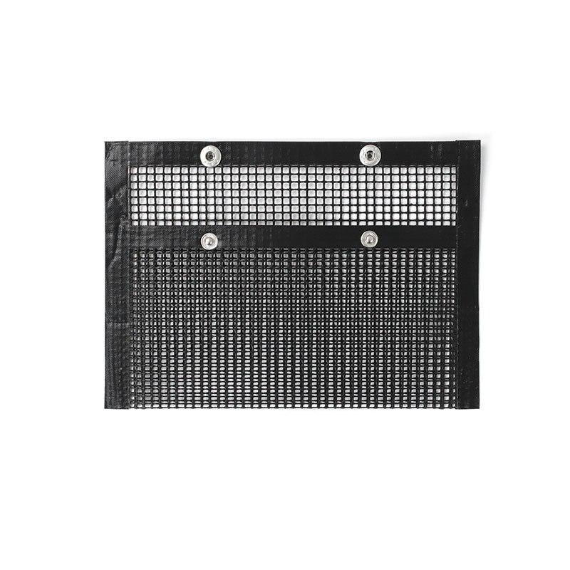 

Многоразовая антипригарная сетчатая сумка для гриля для барбекю, изоляционная подушка для выпечки барбекю, уличный пикник, кемпинг, барбекю, кухонные инструменты 24x14cm чёрный