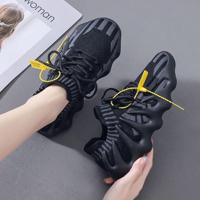 22 nuove scarpe sportive traspiranti in rete tessuta a maglia di polpo, scarpe da corsa estive con suola spessa e morbida, scarpe casual