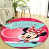 Personalized M-Minnie Round Chair Office Rug - Perfect for Mat, Office Chair & More - Ideal Gift for Birthdays and Holidays