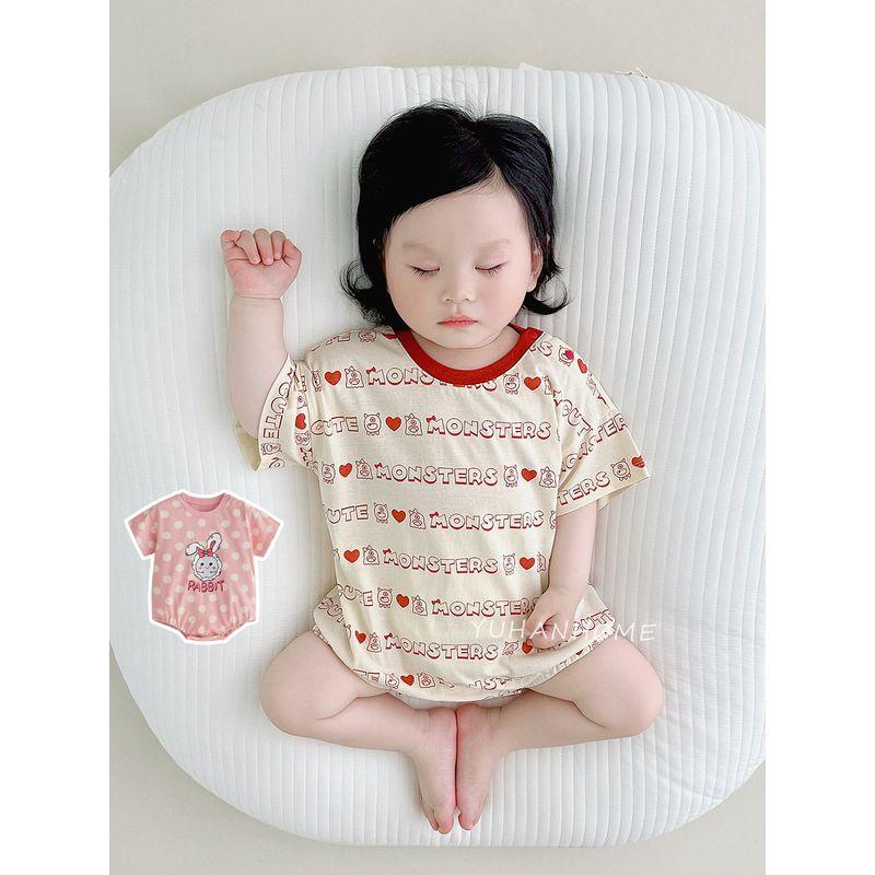 Cute Summer Western Style Super Cute Pure Cotton One-Pieces Onesie