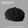 Men's and women's versatile British-style newsboy caps, octagonal hats, trendy baseball caps, and painter's berets