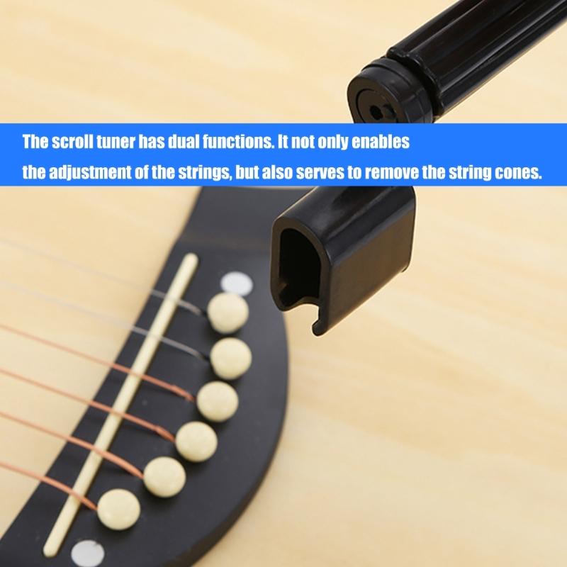 Ergonomic Guitar String Accessory Combines Winder and Pin Remover Simplifies String Replacement Various Guitar Types