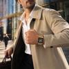Men's Quartz Watch SKMEI Chronograph Stainless Steel Luminous 2434