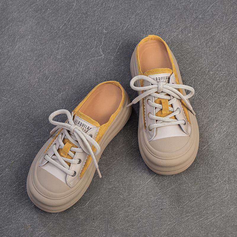 Comfortable Slip-On Platform Sneakers for Women Adjustable and Breathable Casual Shoes for Summer