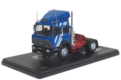 Ixo Scale Iveco Fiat Turbo Star 1984 Blue Tractor Head Finished Model 1/43 190.38