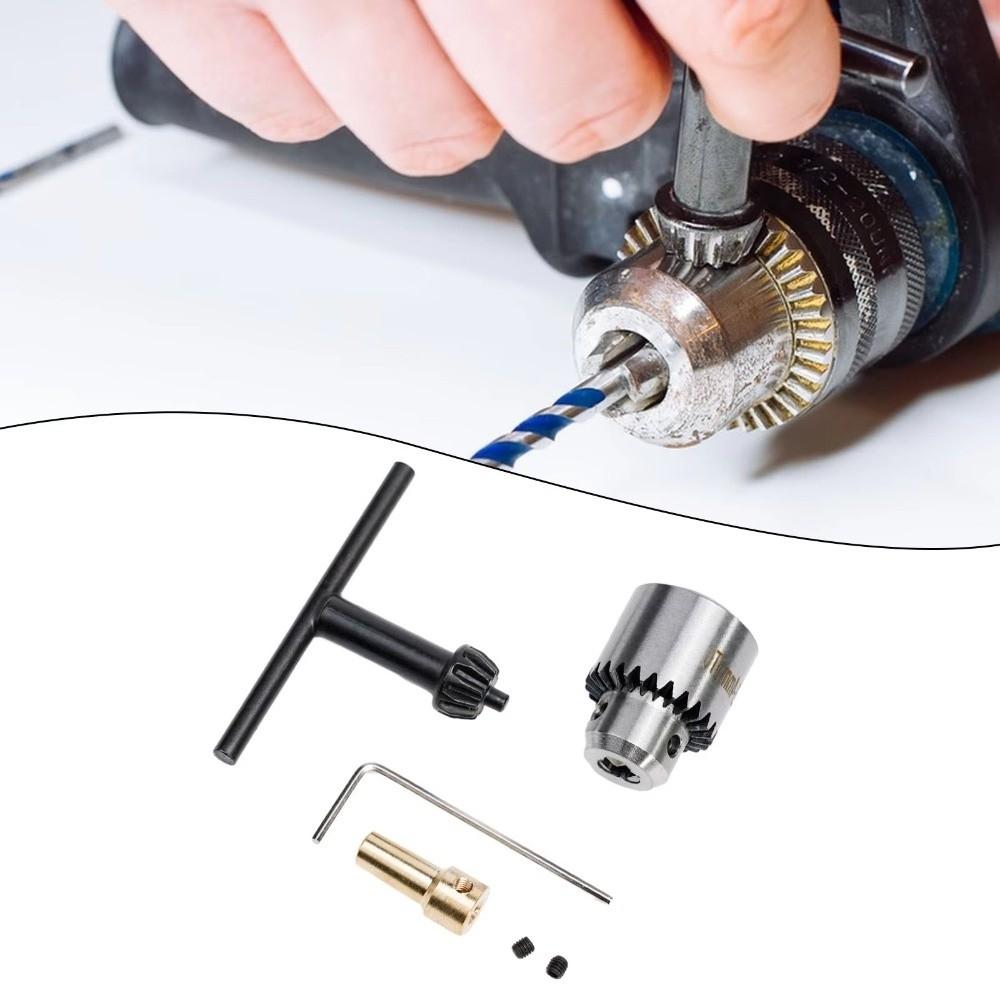 4Pcs/Set High Precision Drill Chuck Adaptor Connecting Rod Micro Drill Chuck  Micro Motor Drill