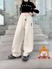 Girls' Wide-Leg Fleece Pants - Autumn/Winter Thickened Casual Sportswear