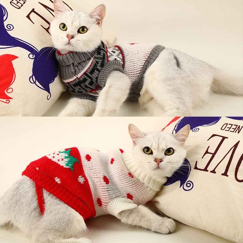 Puppy Yorkies Small Dogs Winter Dog Clothes Cat Sweater Pullover Warm Dog Clothes Pet Sweater Costume