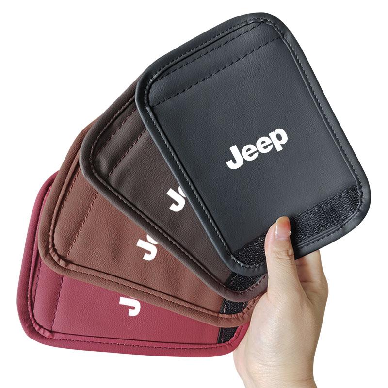 Car Interior Roof Handle Protection Cover Auto Door Pull Hand Brake Handle For JEEP Grand Cherokee WK WK2 KJ KK KL Commander XK Renegade