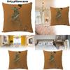 Animal Cartoon Zebra Linen Pillow Cover For Sofa Couch Decor 45x45cm