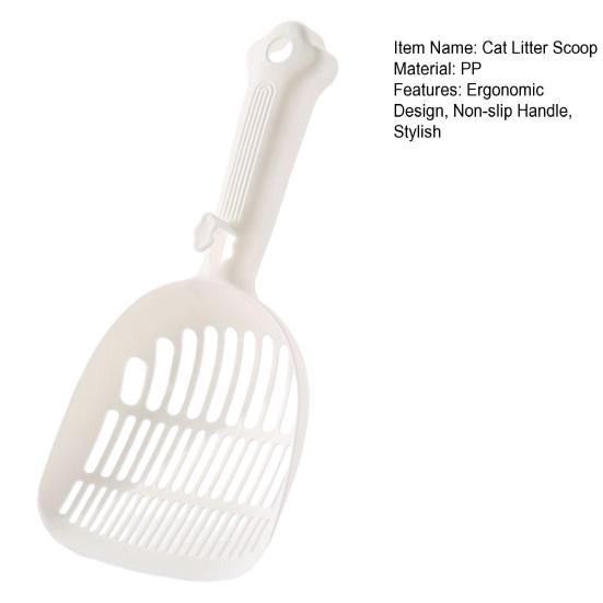 Cat Litter Shovel Pet Cleaning Tool Large Perforated Shovel for Clumping & Non-Clumping Litter Multi-size Hole Litter Scoop Plastic Cat Sand Cleaner