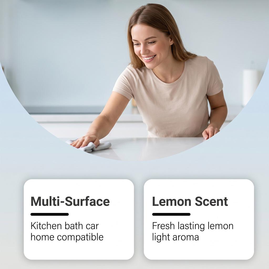 Multi-Purpose Cleaner 120, All-in-One Cleaning Solution for Kitchen, Bathroom and Household Surfaces