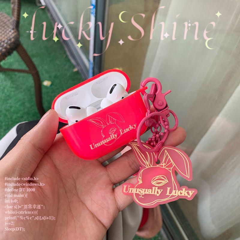 

Zheng Meijie Designed Lucky Light Earphone Case Apple Apple AirPods 4 Fluorescent Rose Red]