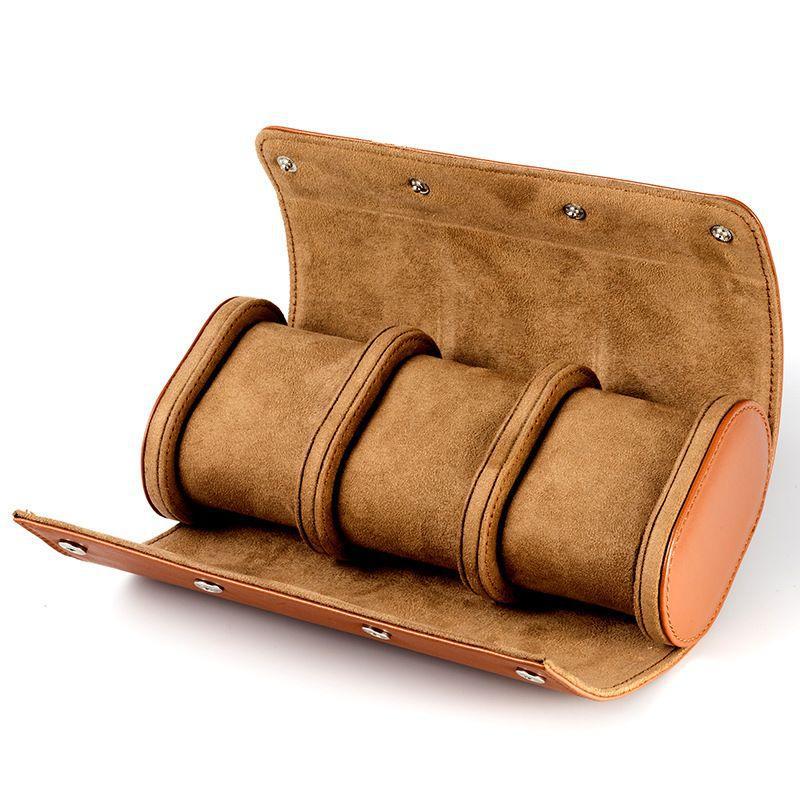 Travel Accessories Storage Bag Watch Storage Leather Jewelry Watch Box Portable Watch Bag Watch Storage Bag