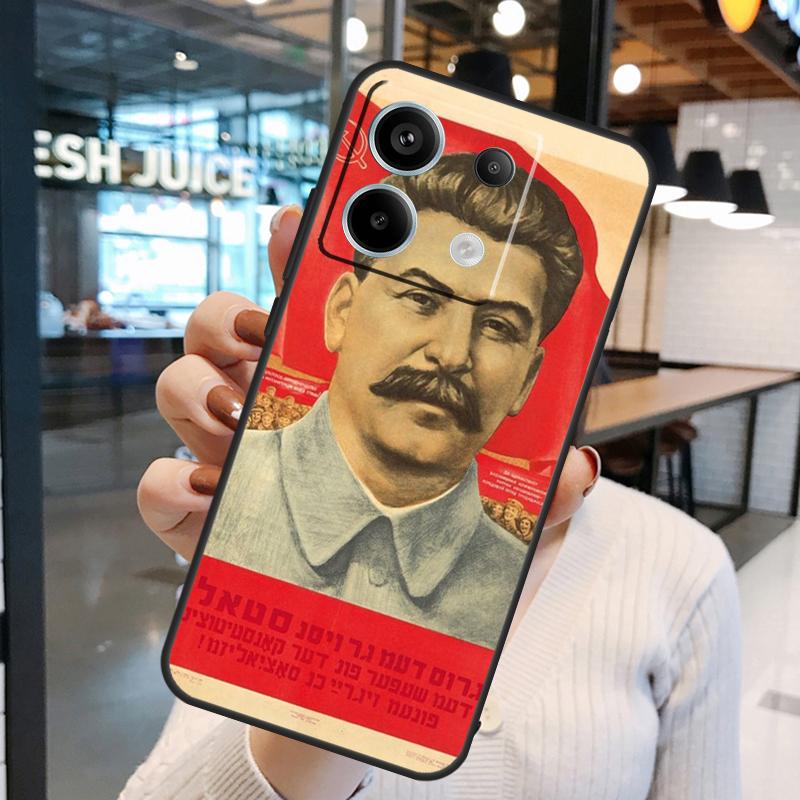 Soviet Union Leader Stalin Case For Xiaomi Redmi Note 11 9 10 12 13 14 15 Pro Plus Redmi 15 15C 10C 12C 13C 14C Cover