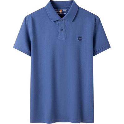 Cotton Breathable Durable Short Sleeve Polo Shirt Men Tops A2EPM-EYO