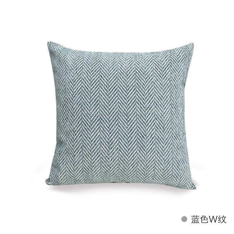 45X45Cm Abstract Green Throw Pillow Cover Nordic Stripe Stamping Waist Cushion Cover Decor Home Decorative Pillowcase New