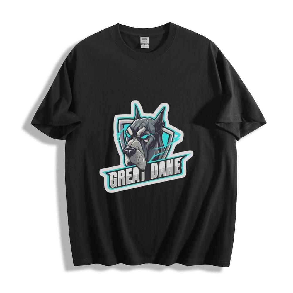 

Unisex Great Dane Dog Mascot Graphic T - Shirt M