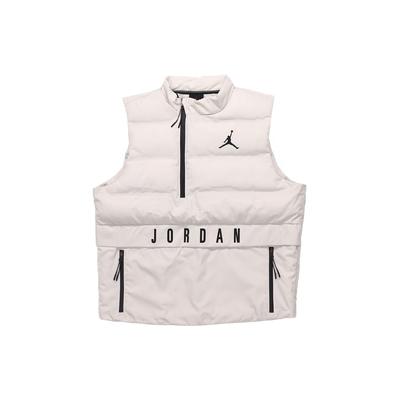 Jordan 23 Sportowa kamizelka casual z zamkiem 1/2, męskie topy, złamana biel 926478-072