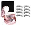 Magnetic False Eyelashes, 4 Pairs, Popular, Natural Look, No Glue Required, Reusable, Bare-Makeup Feel, Ultra-Lightweight, Convenient, Long-Lasting,