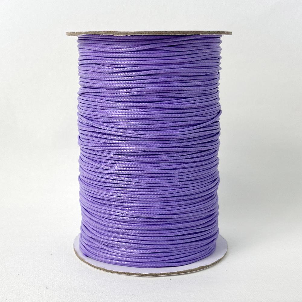 1mm Korean Waxed Rope: Jewelry & Pendant Necklace/Braided Bracelet with PU Leather