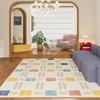 Dopamine Plaid Rug for Living Room Carpet Bedroom Floor Mat Short Plush Large Area Rugs Dirty Resistant Non-slip Mats