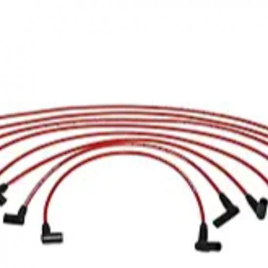Silicone Spark Plug Wire Set - 8.0mm Red - Compatible with Small Block Engines 2