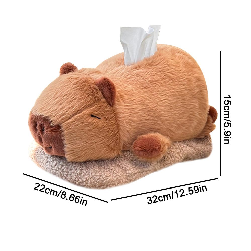 Tissue Box Cover For Car Stuffed Animal Tissue Holder With Charcoal Pack Design Napkin Tissue Dispenser Holder For Car And Home