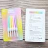 New Birthday Cake Colorful Threaded Candles Creative Children's Party Colorful Mixed 10 Small Candles