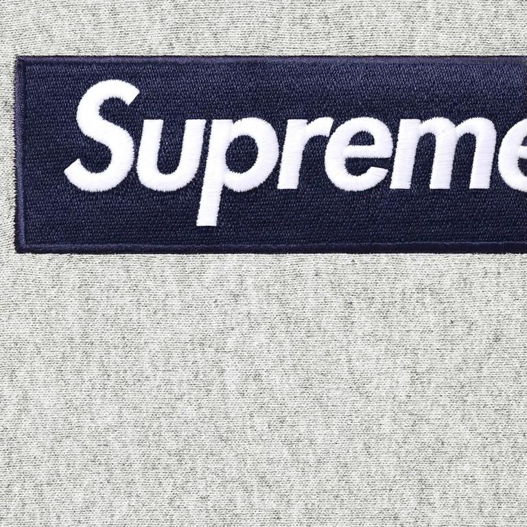 Supreme Box Logo Hoodie (25FW) Heidegrijs