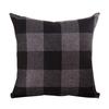 45cm Plaid Print Flachs Quadrat Kissenbezug Kissenbezug Kissenbezug Home Decor