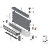 Radiator Bracket Cover for BMW 5 Series G30 LCI/G38 2018-2022 (Part No. 17118742015)