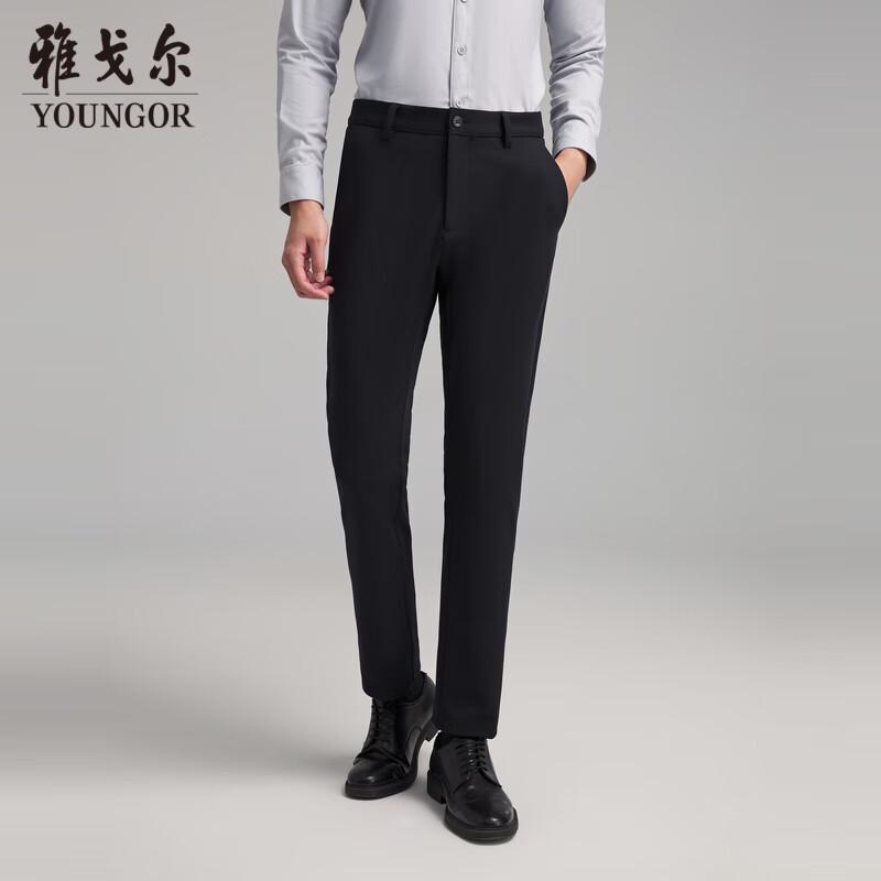 

YOUNGOR 2025 Men s Heat-Retaining Stretch TR Dress Pants L (175/80A)