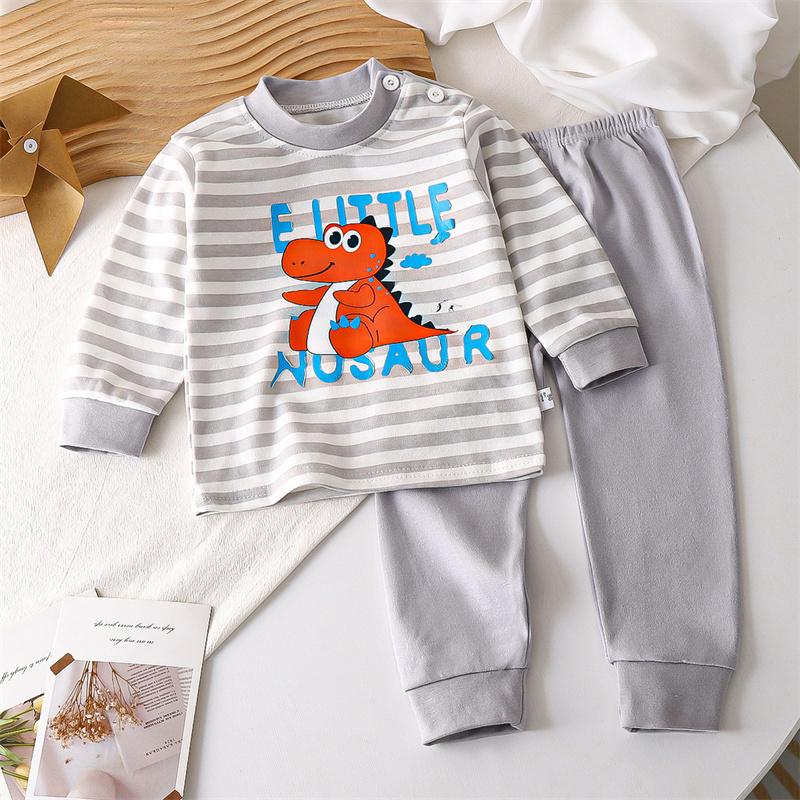 Children's Autumn And Winter Long Sleeved Pure Cotton Thermal Underwear Set