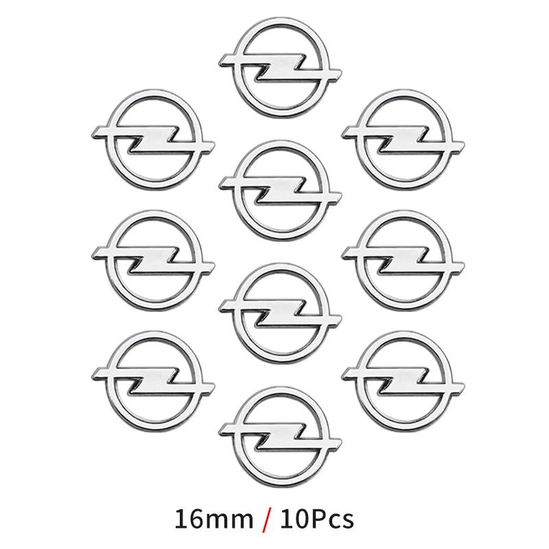 16mm ABS Car Remote Key Stickers Decoration Emblem Decal For Opel Insignia Astra J F Antara Meriva Zafira H G Corsa Accessories