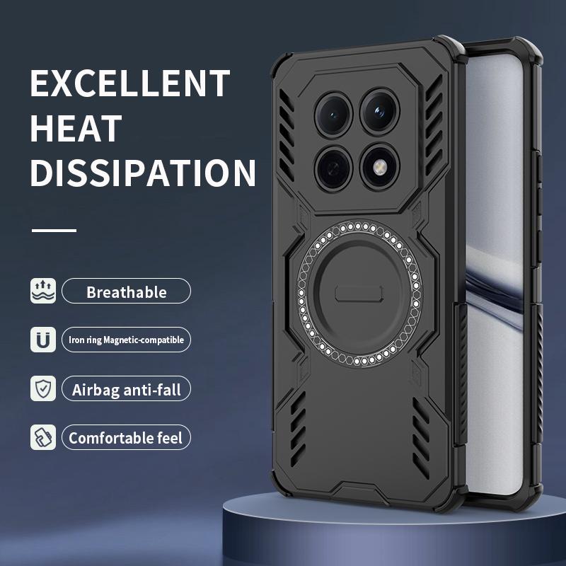 Magnetic Phone Case for Xiaomi Redmi Note 15 Pro Plus 5G 4G Note15 Note 14 Pro+ Note14 Wireless Charge Anti-Knock Armor Cases