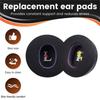 1Pair Memory Foam Headphone Ear Pads Cooling Gel Leather Headset Ear Cushions Soft Padding Breathable Mesh Headphone Ear Cups