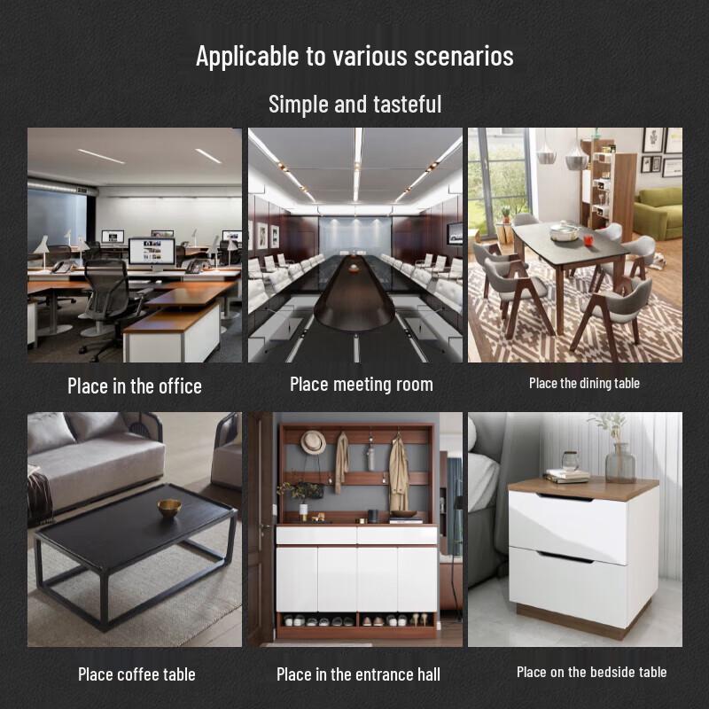 Desktop Leather Tissue Box Holder